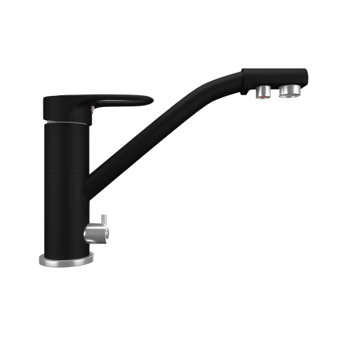 Кухонный смеситель MAUNFELD MFQT-10B черный