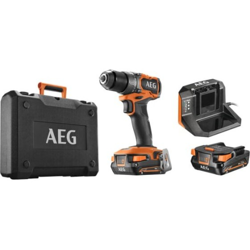Дрель-шуруповерт AEG 18В BS18SBL2-202C (4935480056) 2АКБ+ЗУ
