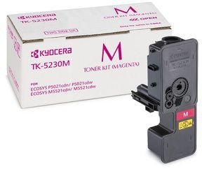 Тонер-картридж Kyocera 1T02R9BNL0 TK-5230M 2 200 стр. Magenta для P5021cdn/cdw, M5521cdn/cdw