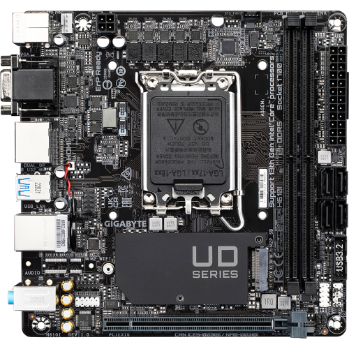 Материнская плата Gigabyte H610I