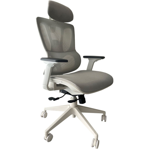 Кресло Cactus CS-CHR-MC02GY серый пластик белый