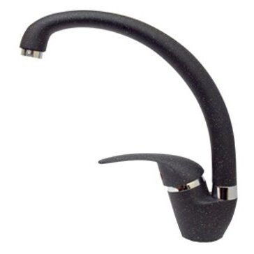 Смеситель для кухни GranFest 3323 мрамор, черный