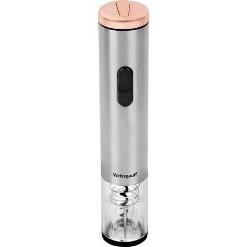 Штопор электрический Weissgauff WGC 1016 Bronze