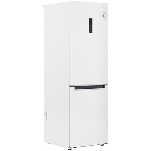Холодильник с морозильником   LG GC-B459MQWM белый