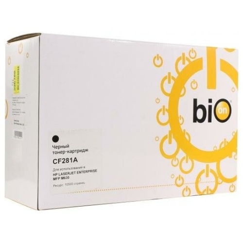 Картридж Bion CF281X для Hp LaserJet Enterprise M605(dn/n/x), M606(d/n/x), M630(dn/f/h/z) MFP (25'000 стр.) Черный