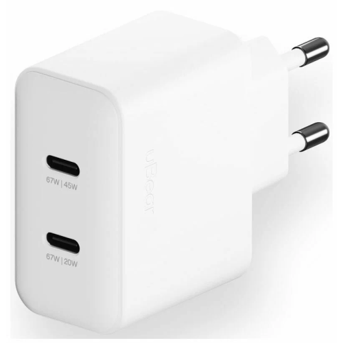 СЗУ uBear WC15WH67-2C Motion GaN 67Вт белый