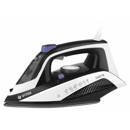 Утюг Vitek Prive VT-8360 2400Вт черный/белый