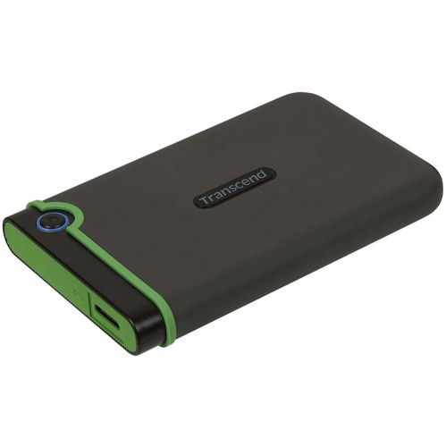 Внешний HDD Transcend StoreJet 25M3S Slim стальной серый (TS2TSJ25M3S) 2.5" 2.0TB USB3.0