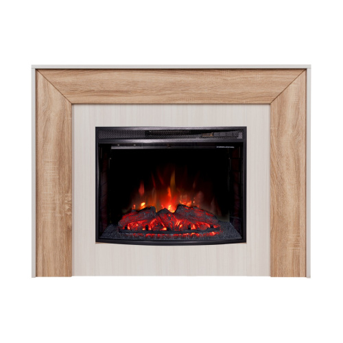 Электрокамин RealFlame Jersey 25,5 WT с очагом Evrika 25,5 LED