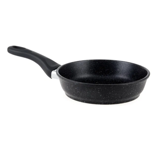 Сковорода Victoria Гранит АЛА 180 (G0418) черн. с бел.крапинками