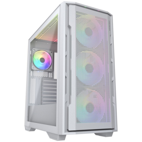 Корпус Cougar Uniface X RGB V2 White, 4x140mm ARGB PWM Fan, ARGB PWM Fan Hub, без БП, E-ATX