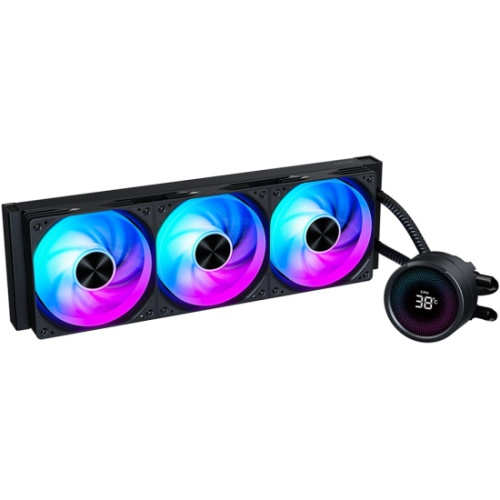 СВО XASTRA LQ360 ARGB BK Intel LGA LGA1851/1700/1200/115X/AM5/AM4 ( 3x120 ARGB fan,Matrix Screen 2.6 ", black) Ret