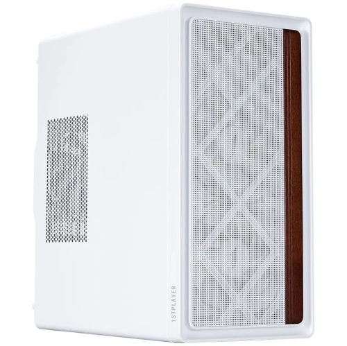 Корпус 1STPLAYER WD1 White (WD1-WH-3F-W) / mATX / 3x120mm fans
