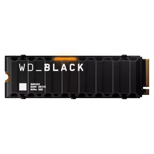 SSD WD Black SN850X (WDS400T2XHE) 4TB, M.2 2280, PCI-E 4x4, R/W - 7300/6300 MB/s TLC 3D NAND With Heatsink