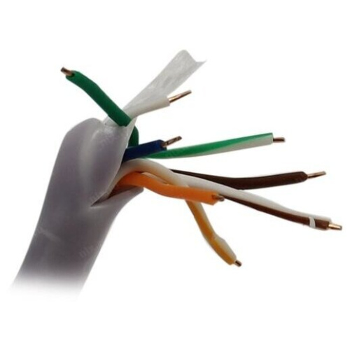 Витая пара Exegate UTP4-C5e-CU-S25-IN-PVC-GY-305-Fluke (EX281815RUS) серый