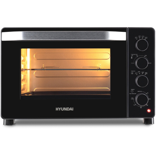 Мини-печь Hyundai MIO-HY081 серебристый/черный