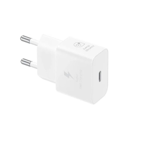 СЗУ Samsung 25W PD USB-C Adapter 2 Pin (T2510NBE-2PIN) White