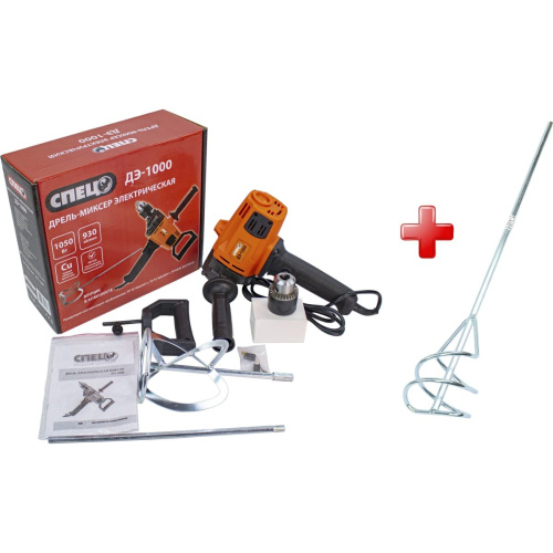 Дрель-миксер Спец ДЭ-1000 (Спец-3449/3852) 1050Вт