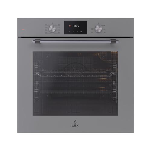 Электрический духовой шкаф LEX EDP 680 GR MAX серый