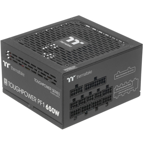 Блок питания Thermaltake Toughpower PF1 (PS-TPD-0650FNFAPE-1) ATX 650W 80+ platinum (20+4pin) APFC 140mm fan color LED 9xSATA Cab Manag RTL