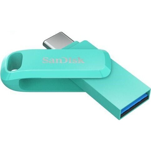 USB-флешка SanDisk SDDDC3 128Gb (SDDDC3-128G-G46AG), USB3.1 Type-C, зеленая