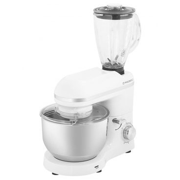 Кухонный комбайн MAUNFELD MF-435WH PRO, белый/серебристый