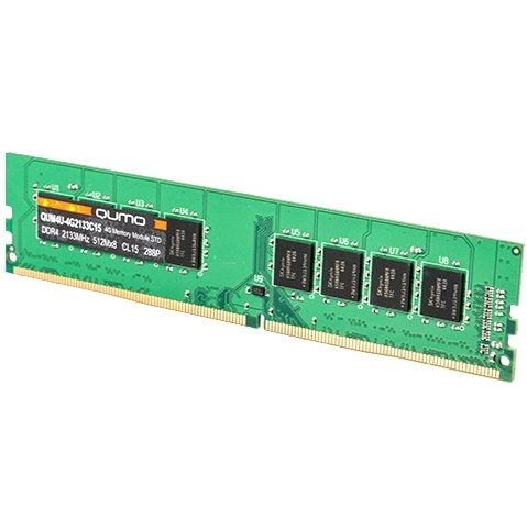 ОЗУ 8GB DDR4-2666 PC4-21300 Qumo, CL19, 1.2V, retail (QUM4U-8G2666P19)