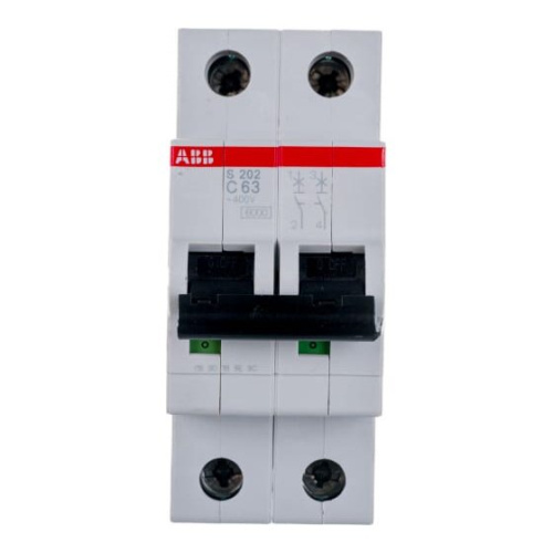 Выключатель автоматический модульный ABB S202 2CDS252001R0634 2п C 63А 6кА