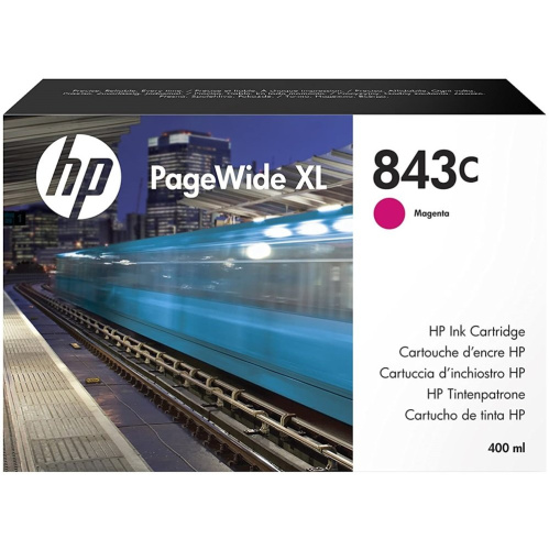 Картридж HP 843C C1Q67A 400-ml пурпурный Ink Cartridge