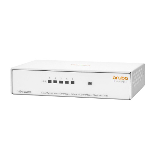 Коммутатор HPE Aruba Instant On 1430 (R8R44A) 8G Class4 PoE 64W Switch