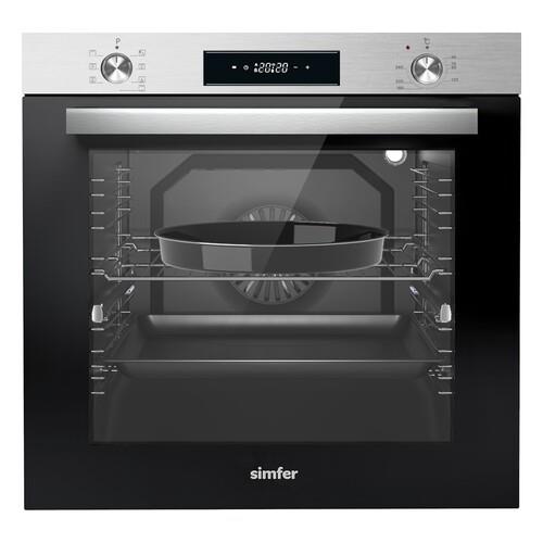 Электрический духовой шкаф Simfer B6EM68122 серебристый