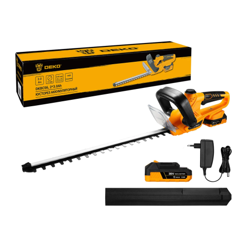 Кусторез DEKO DKBC56 (085-2042) 560мм, 2x3.0Ач
