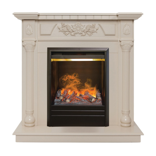Электрокамин RealFlame Dacota WT белый дуб с очагом 3D Olympic