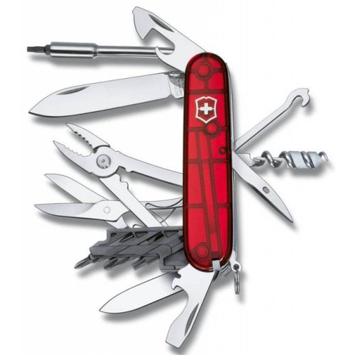 Нож перочинный Victorinox CyberTool M (1.7725.T) 91мм 32функций красный карт.коробка