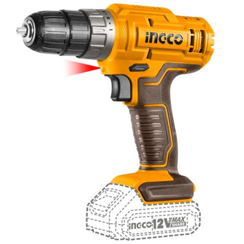 Дрель-шуруповерт INGCO CDLI1218 АкБ+ЗУ