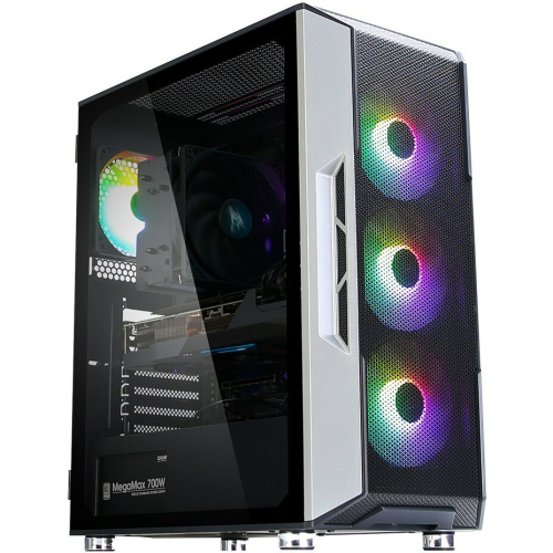 Корпус Zalman I3 NEO black (I3 NEO) MidiTower (ATX, front mesh, USB2.0 x1, USB3.0x2, 4x120mm RGB fan, без БП)
