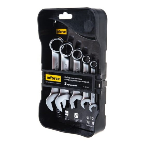 Набор ключей комбинированных Inforce 06-05-103 5 пр.