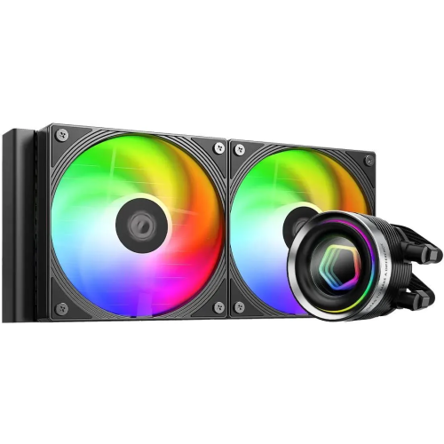 СВО ID-Cooling FX240 Inf, ARGB Soc-AM5/AM4/1151/1200/2066/1700 черный 4-pin 2