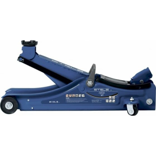 Домкрат STELS 51129 гидравлический подкатной 2 тонны low profile 80-380мм