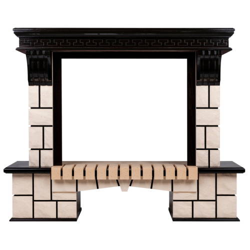 Портал каминный из МДФ RealFlame Stone 26 AO античный дуб, МДФ, классический стиль