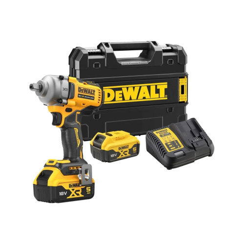 Гайковерт Dewalt DCF892P2T (DCF892P2T-QW) с 2 АКБ 5 Ач и ЗУ