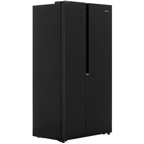 Холодильник Side by Side   Gorenje NRS917E41BX черный