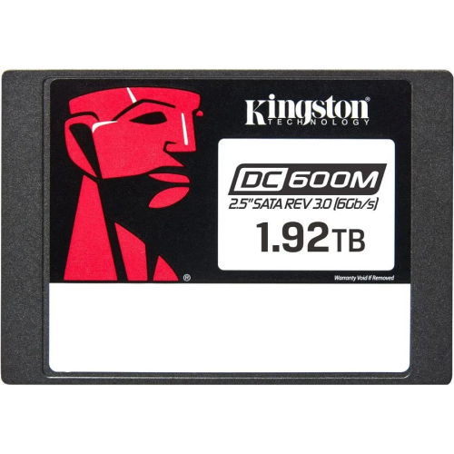SSD Kingston DC600M (SEDC600M/1920G) 1920GB, 2.5" 7mm, SATA3, 3D TLC, R/W 560/530MB/s, IOPs 94 000/78 000, TBW 3504, DWPD 1