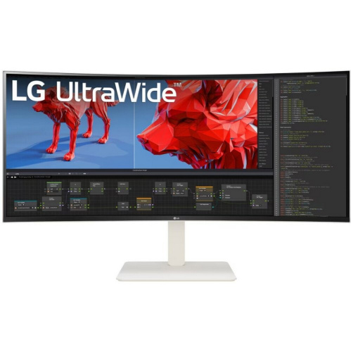 Монитор LG UltraWide 38WR85QC-W.ARUZ белый
