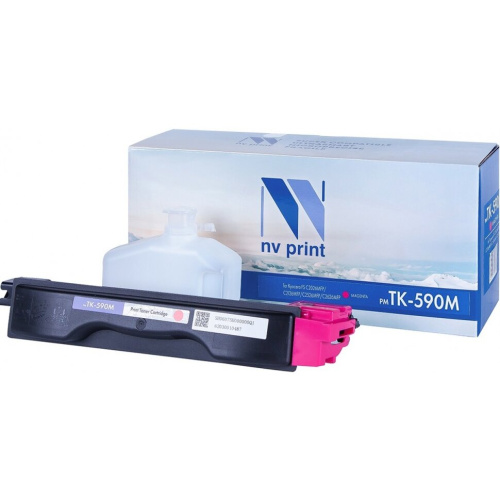 Тонер-картридж NV Print NV-TK590M Magenta для Kyocera FS-C5250DN/ C2026MFP/ C2126MFP+/ Ecosys P6026cdn (5000k)