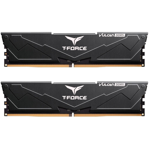 ОЗУ TEAMGROUP T-Force Vulcan 64GB (FLBD564G5600HC38JDC01) (2x32GB) DDR5 5600MHz CL38 (38-46-46-84) 1.20V / Black