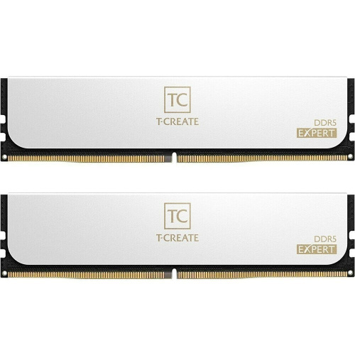 ОЗУ TEAMGROUP T-Create Expert 32GB (CTCWD532G6000HC30DC01) (2x16GB) DDR5 6000MHz CL30 (30-36-36-76) 1.35V / White
