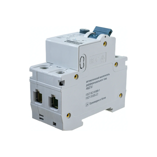 Дифавтомат IEK АВДТ 32 Generica (MAD25-5-010-C-30) 10A тип C 6kA 30мА AC 2П 230В серый