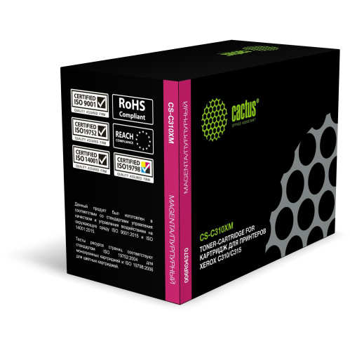 Картридж лазерный Cactus CS-C310XM 006R04370 пурпурный (5500стр) для Xerox C310/C315