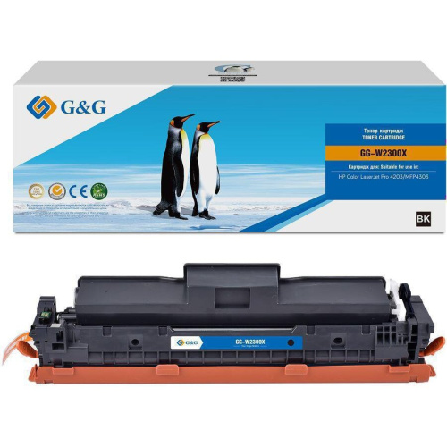 Картридж лазерный G&G GG-W2300X (W2300X) черный (7500стр.) для HP CLJ Pro 4203/MFP 4303